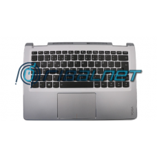 Lenovo SILVER Upper case TOP CASE W/ KEYB BLAC BL TP FLAT TP UK - TOP COVER